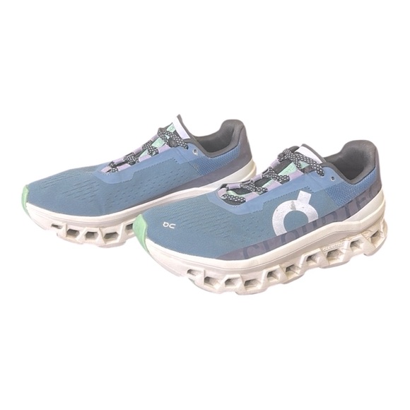 ON Women’s Cloudmonster Dust/Vapor Athletic Shoes Size 7 - Picture 3 of 11
